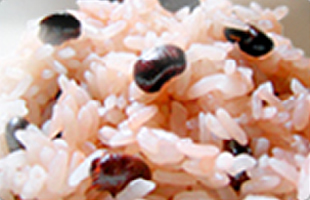 お赤飯のつくり方のイメージ
