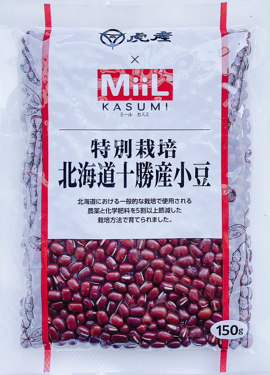 Miil Kasumi 特別栽培北海道十勝産小豆 炊飯器で簡単おこわとお赤飯の虎屋産業